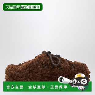 白色毛羊皮绒面革凉拖 香港直邮moon 女士 月亮靴 80D147010 boot