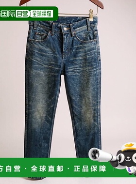 1h可退 香港直邮Celine 思琳 女士 Francoise 深色洗水牛仔裤 2N4