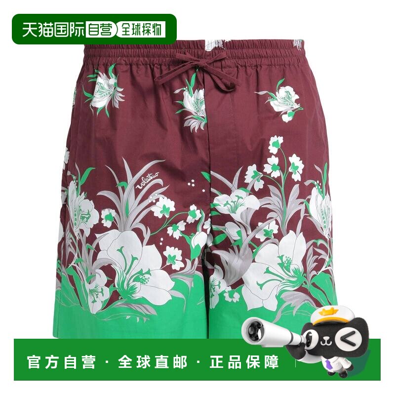 香港直邮valentino 华伦天奴 男士 泳裤 purple紫色 舒适时尚短裤