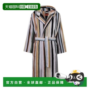 棉质毛巾布连帽浴袍 长款 1C3AC99736160 香港直邮Missoni 1h可退