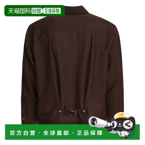 香港直邮SACAI 男士夹克 2503745M601 AW2025 棕色 Jackets