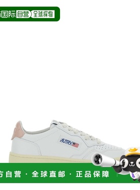 1h可退 香港直邮AUTRY 女士 白色低帮大防水台皮质运动鞋 PTLWLL8