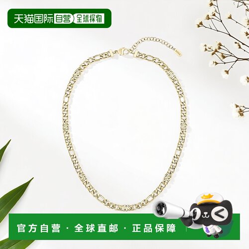 自营欧洲直邮HUGO BOSS雨果BOSS BLACK 双 B 字母金链项链