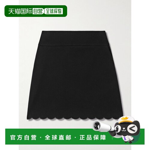 美国直邮1h可退 Chloe 蔻依 女士 齿纹棉混纺迷你半身裙 CH26SJU2
