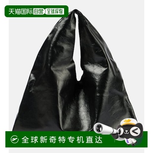 女士 Bindle 香港直郵The 小號皮革手提包 black黑色 Row 1h可退