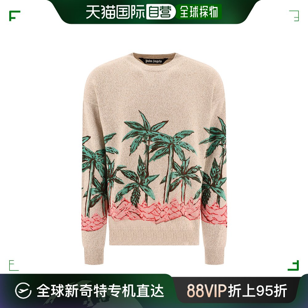 香港直邮Palm Angels 印花针织毛衣 PMHE054E23KNI005