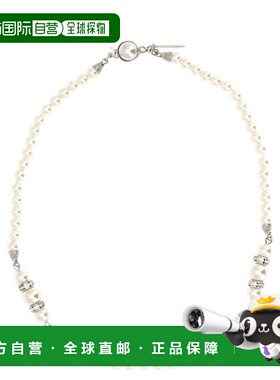 香港直邮ALESSANDRA RICH 亚历山德拉.瑞秋 女士 珍珠水晶项链 FA