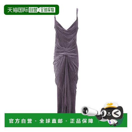 Rick Owens STRUTTER 垂褶连衣裙 RP02F5561V