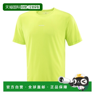 1h可退 香港直邮SALOMON 男士T恤 LC2778800ACID SS2026 黄色 T-S