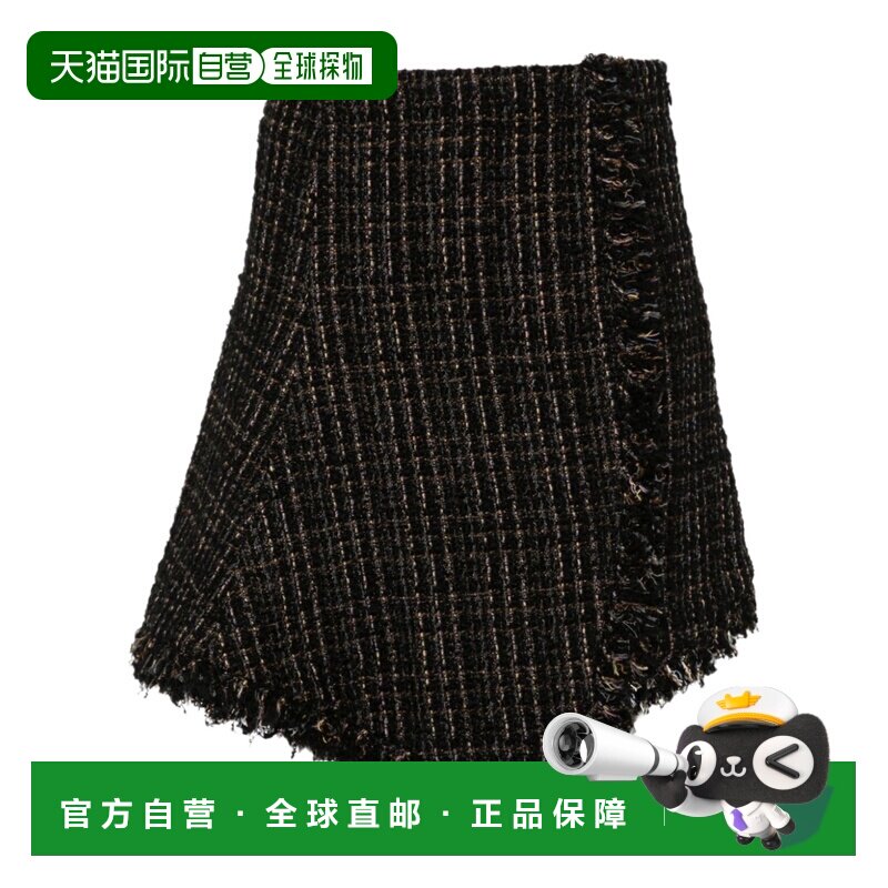 1h可退 Sacai 毛呢半身裙 2407445高端显瘦时尚减龄流行百搭小众