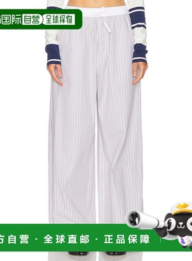 1h可退 香港直邮Acne Studios 艾克妮 女士 Pijama 条纹裤子 CK01