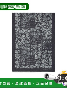 香港直邮Emporio Armani 图案围巾 EW004560AF25351配饰