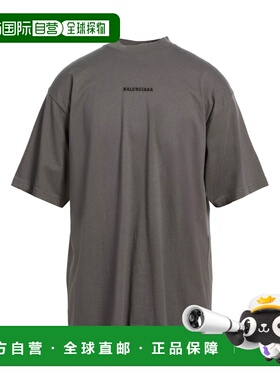 1h可退 香港直邮Balenciaga 巴黎世家 男士 T恤 grey灰色 舒适时