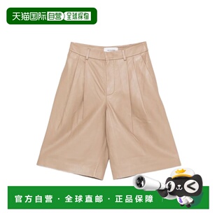 褶裥皮革百慕大短裤 1h可退 女士 SALOMON 26EYP211 香港直邮YVES