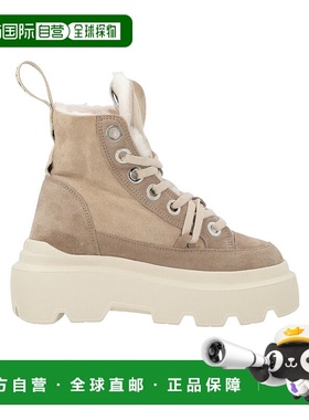 香港直邮Inuikii Matilda 系带短筒靴女靴 35203028BEIGE