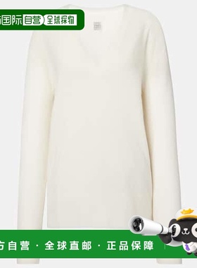 1小时内可退 香港直邮TOTÊME 女士 羊绒毛衣 004162 white白色 舒