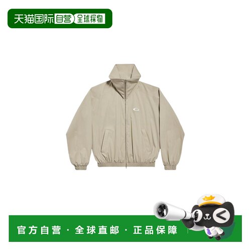 1h可退 Balenciaga 巴黎世家 女士 shell 宽松款刺绣拉链外套夹克