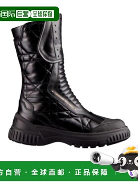 香港直邮Dior 徽标细节短筒靴厚底鞋 KCI802CQC