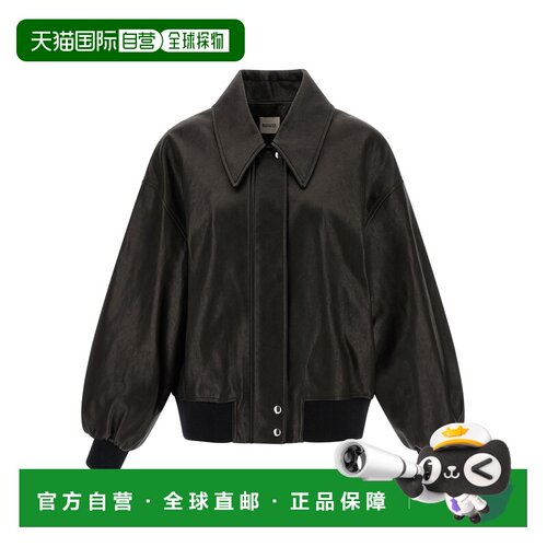 1h可退 香港直邮KHAITE 女士外套 6166729200 AW2026 黑色 长袖皮