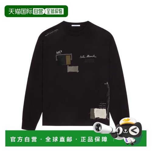 香港直邮Givenchy 图案T恤 BM71MH3YRN长袖纪梵希 【付后1h可退】