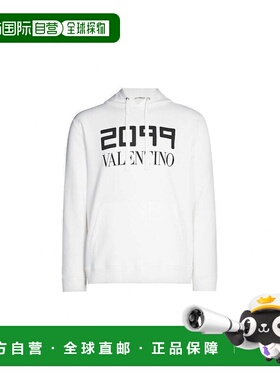 【99新未使用】香港直邮Valentino logo连帽卫衣 SV0MF07Z5SE帽衫