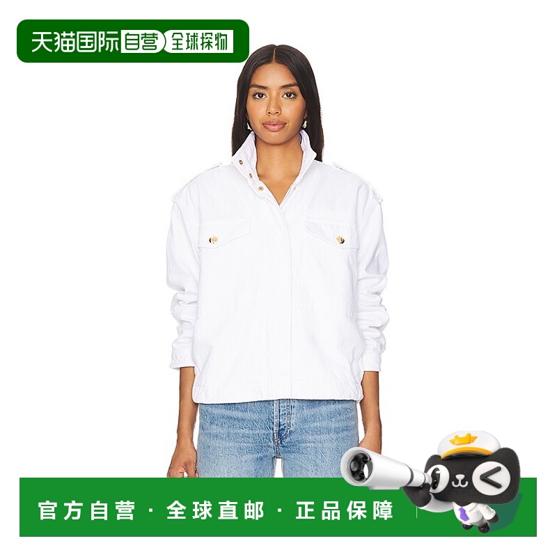 1h可退 香港直邮ANINE BING 女士 Audrey 夹克 A0110276 white白