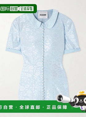 香港直邮Jil Sander 吉尔 桑达 女士 Claudine 薄纱饰边缎面提花