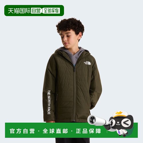 欧洲直邮The North Face北面 Never Stop男孩聚酯纤维合成保暖夹