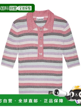 香港直邮Ganni 条纹POLOs\衫 K2480针织衫