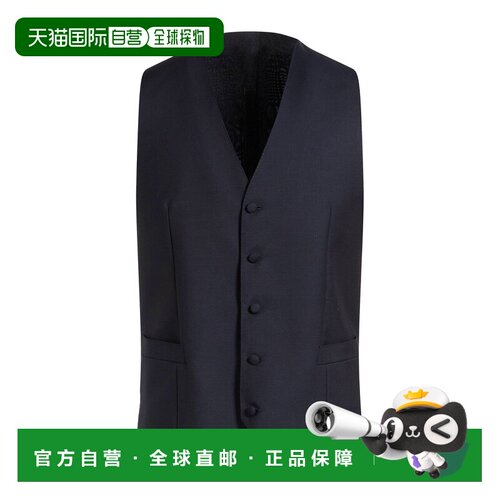 香港直邮Canali 康钠丽 男士 Suit 背心 blue蓝色 舒适时尚