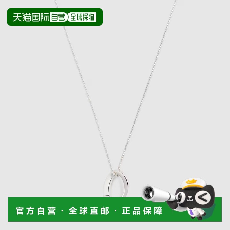 自营欧洲直邮Gucci/古驰 Chiodo系列银色925银马蹄钉吊坠搭扣项链