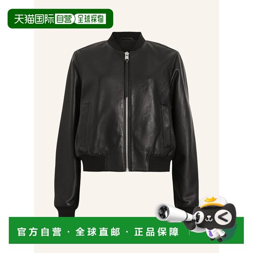 香港直邮ALL SAINTS 女士夹克 100166267713000 CO 黑色 Leather