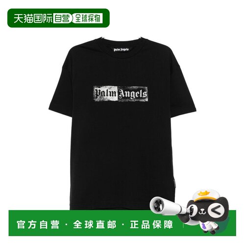 香港直邮Palm Angels 棕榈天使 男士 Stamp 徽标T恤 PAMAA001JR00