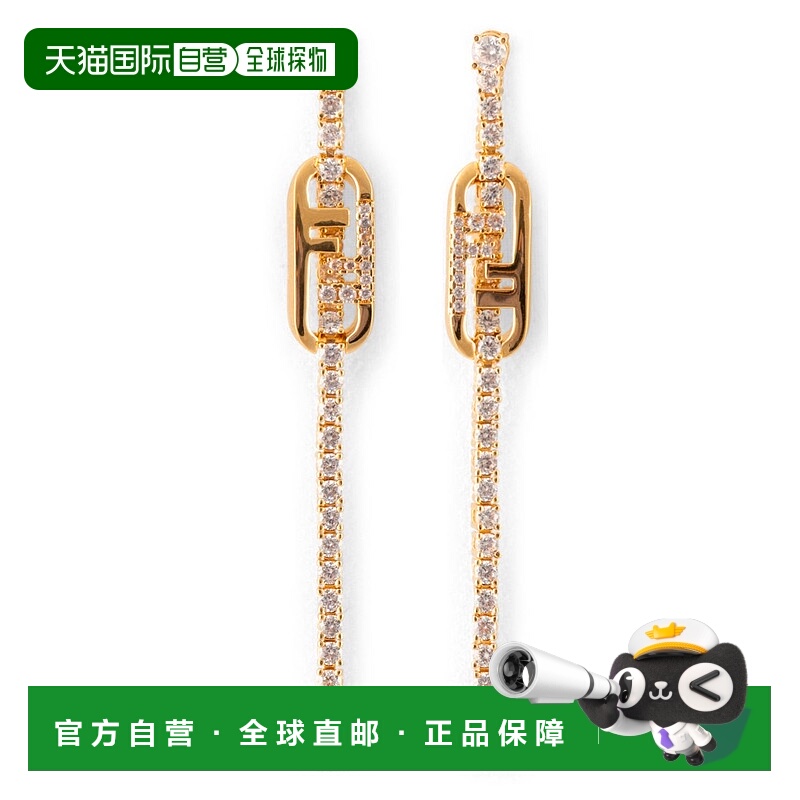 香港直邮Fendi 芬迪 女士 耳环 8AL179ATEP metal金属色 舒适时尚