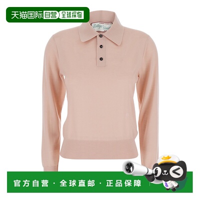 1h可退 香港直邮Bottega Veneta 葆蝶家 女士 长袖针织POLO衫 824
