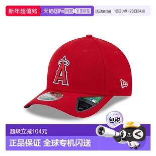 自营欧洲直邮New Era 9FORTY男女通用红色鸭舌帽