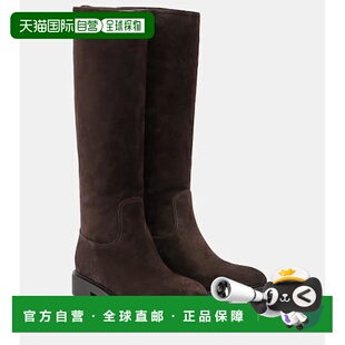 香港直邮Gianvito Rossi 吉安维托 罗西 女士 Ascott 绒面革及膝