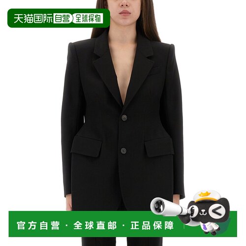 1h可退 香港直邮BALENCIAGA 女士西服 571278TYI201000 AW2025 黑
