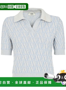香港直邮Fendi 短袖针织衫 FZXD06ATPL新款