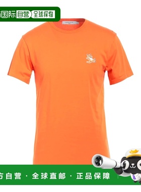 香港直邮MAISON KITSUNE 男士 T恤 orange橙色 舒适时尚