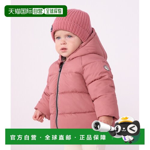 欧洲直邮Petit Bateau小帆船 婴儿粉色聚酯纤维保暖外套6个月