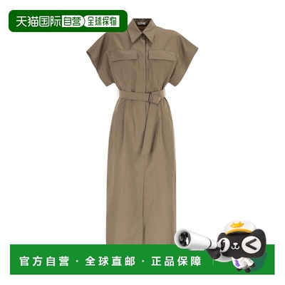 1h可退 香港直邮Brunello Cucinelli 短袖连衣裙 ML140A5475