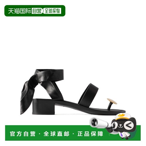 1h可退 香港直邮THE ROW 女士凉鞋 F1498L74BBBRS SS2024 黑色 露