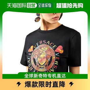 A83863 香港直邮VERSACE 连衣裙 A201952 女士黑色长款 A1008连衣