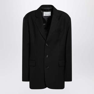 Shop Frankie 香港直邮The 单排扣 Gelso 黑色宽松款 女士 1h可退