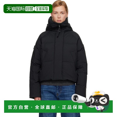 1h可退 香港直邮Canada Goose 加拿大鹅 女士 黑色 Chilliwack 羽