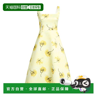 1h可退 香港直邮EMILIA WICKSTEAD 女士 中长连衣裙 yellow黄色