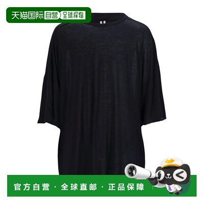 香港直邮Rick Owens 圆领短袖T恤 RU02E1283UC