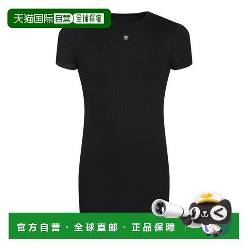 香港直邮GIVENCHY 女士连衣裙 BW22CM3YQS001 SS2025 黑色 4G SHO