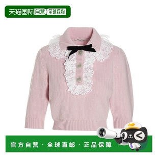 蕾丝羊毛毛衣 短款 FAB3100K3764 Rich 香港直邮Alessandra